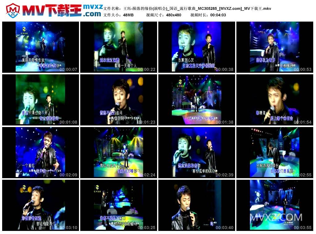 王珏-陨落的缘份(演唱会)_国语_流行歌曲_MC305285